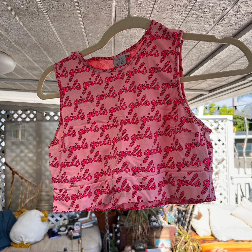 Girls Barbie Crop Top